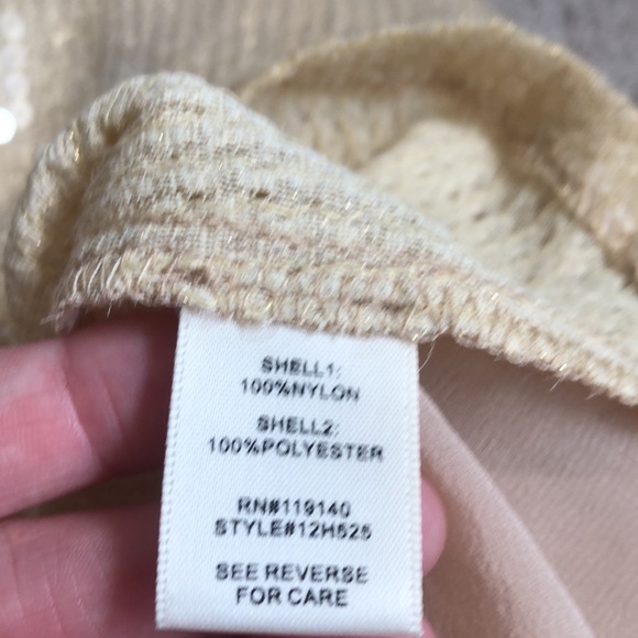 Double Zero sequin front sheet tank top size small B28 - Picture 5 of 9